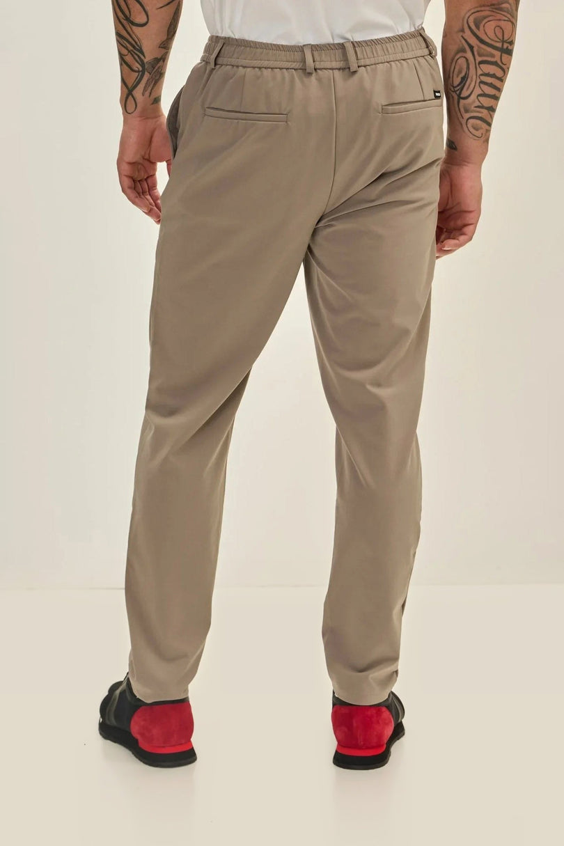 Wrinkle-Free Tapered Travel Pants - Vizon