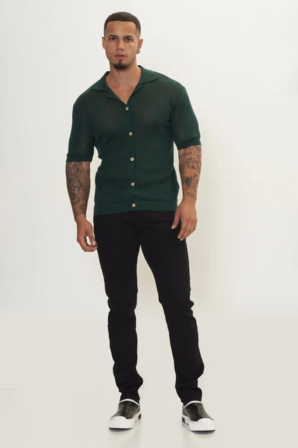 Sheer Mesh Top - Green