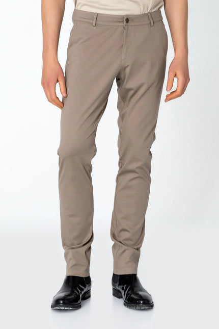 Slim Tapered Casual Pants - Sand