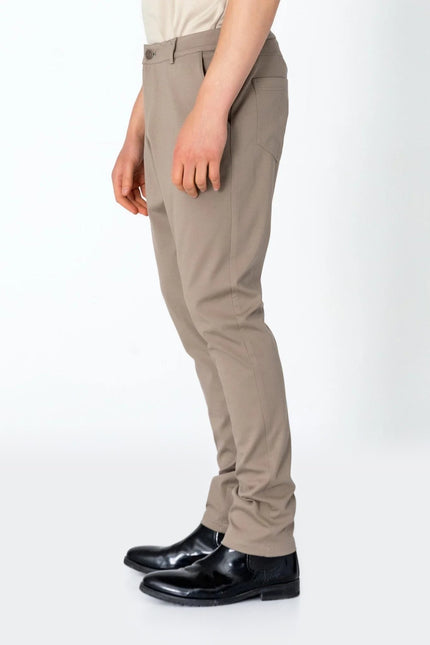 Slim Tapered Casual Pants - Sand