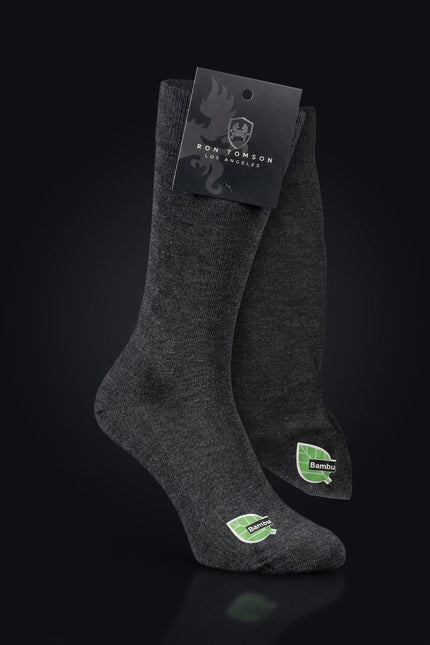 Solid Sock - Anthracite - flat