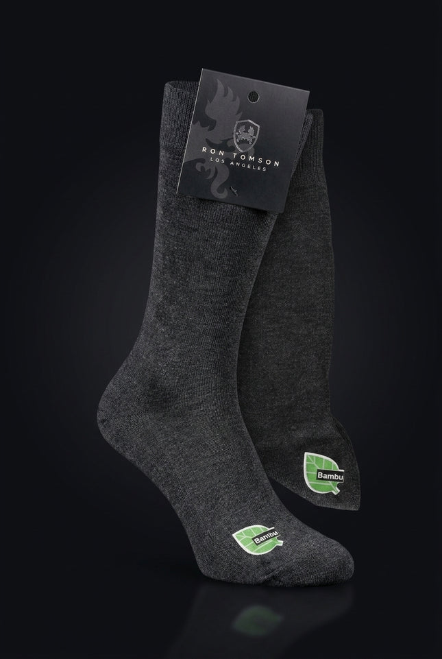 Solid Sock - Anthracite - flat