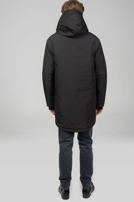Hooded Winter Parka - Black