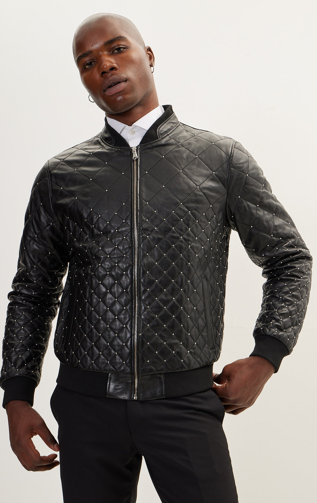 N° 71099 QUILTED ARTISAN - BLACK CALF LEATHER