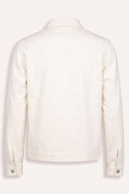 Canvas Jacket - Off White - Back View