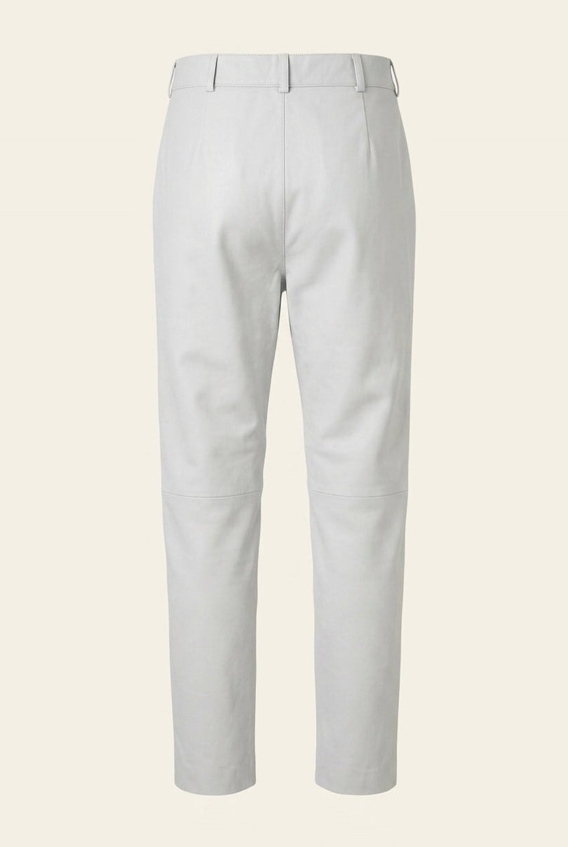 Lambskin Leather Pants - White