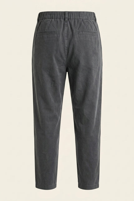 Pleated Trousers - Anthracite - Back