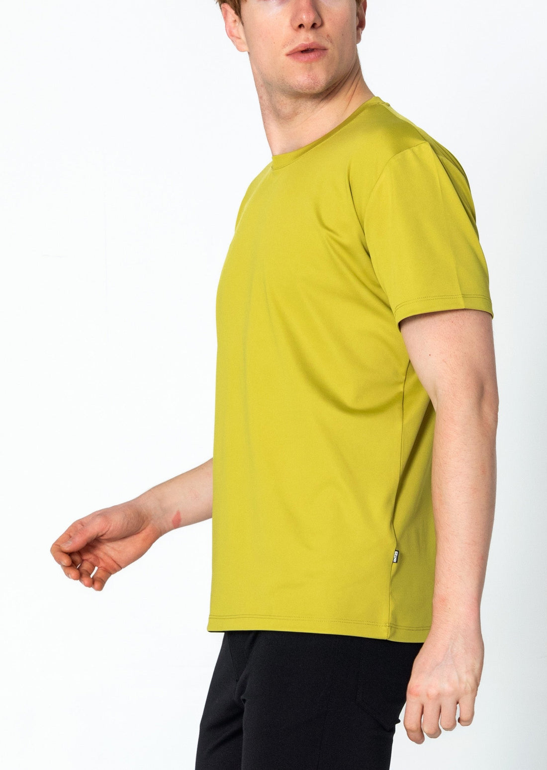 Luxurious Glow Crew-Neck T-Shirt - Oil Green