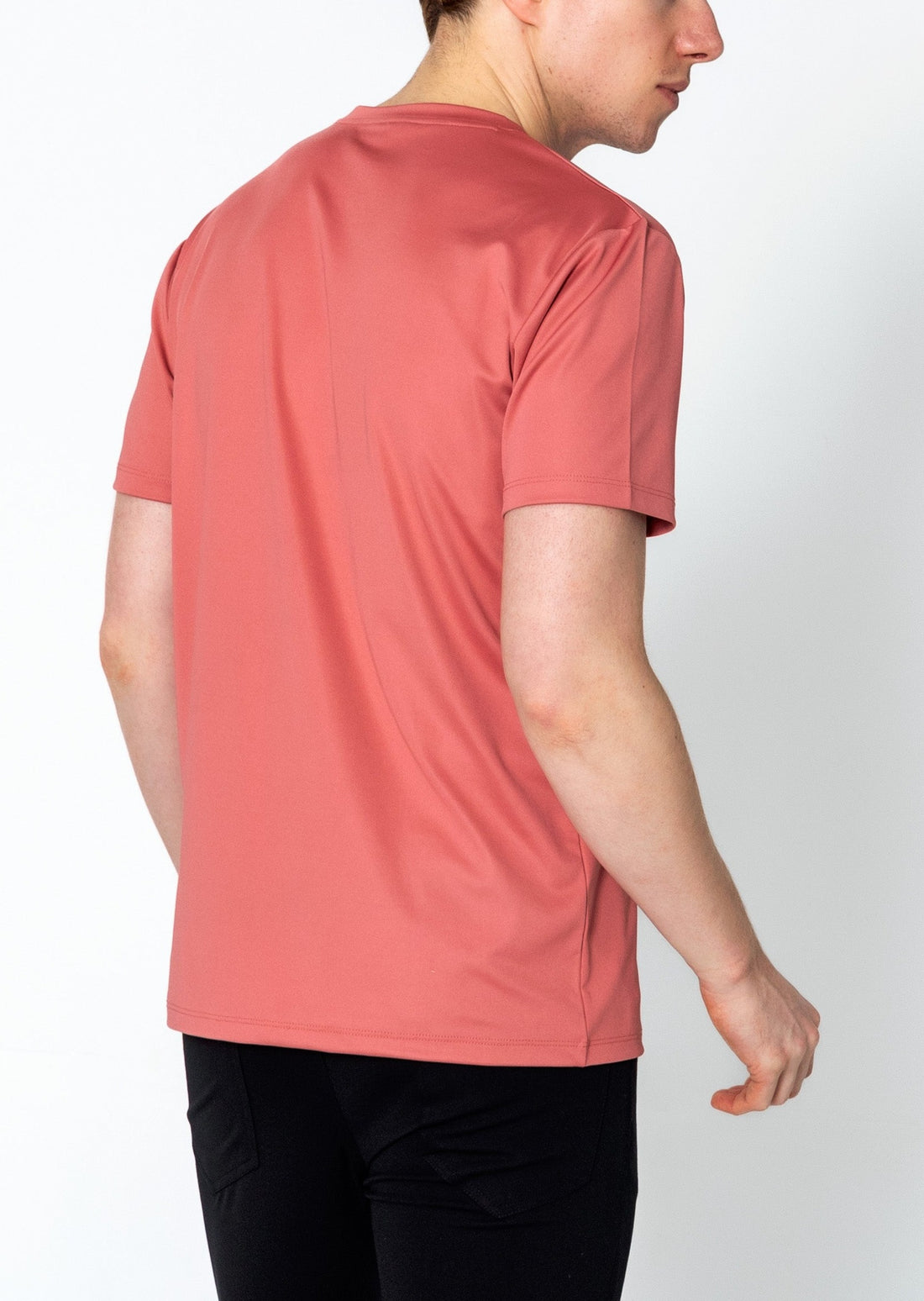 Luxurious Glow Crew-Neck T-Shirt - Pink