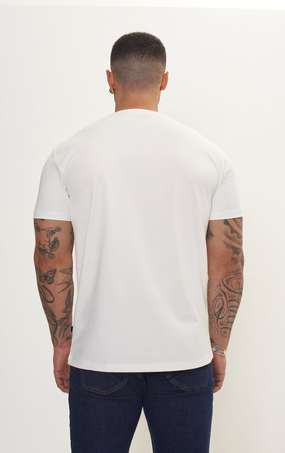 Luxurious Glow Crew-Neck T-Shirt - Off White