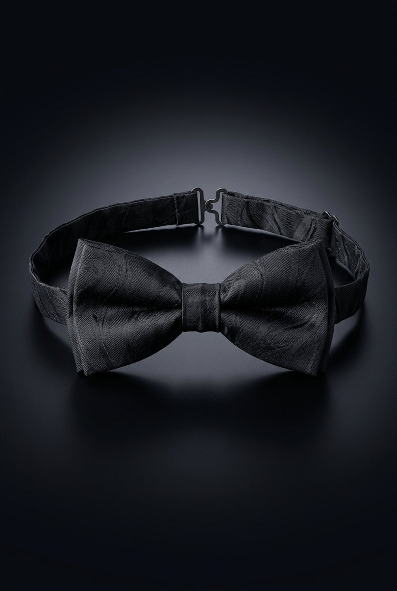 Self-Tie Bow Tie - Black Other - front