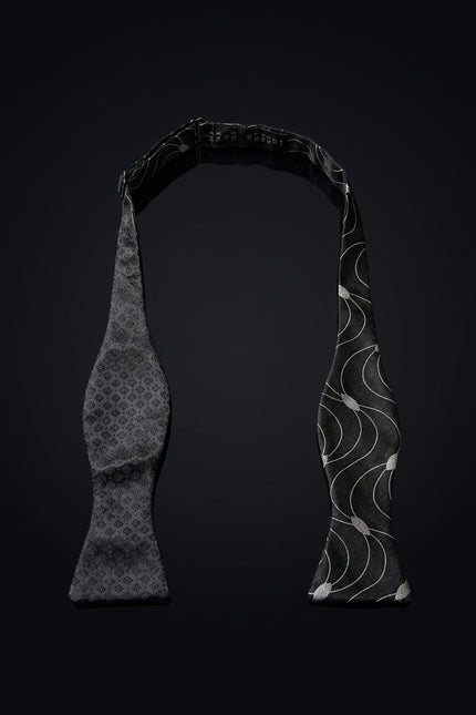 Self-Tie Bow Tie - Black Other - untied