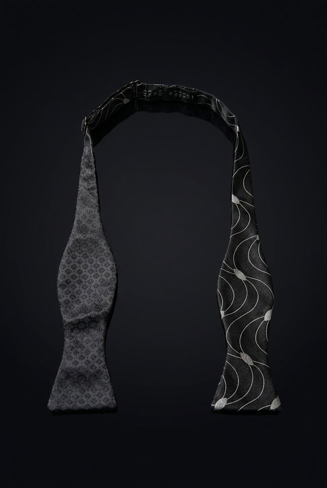 Self-Tie Bow Tie - Black Other - untied