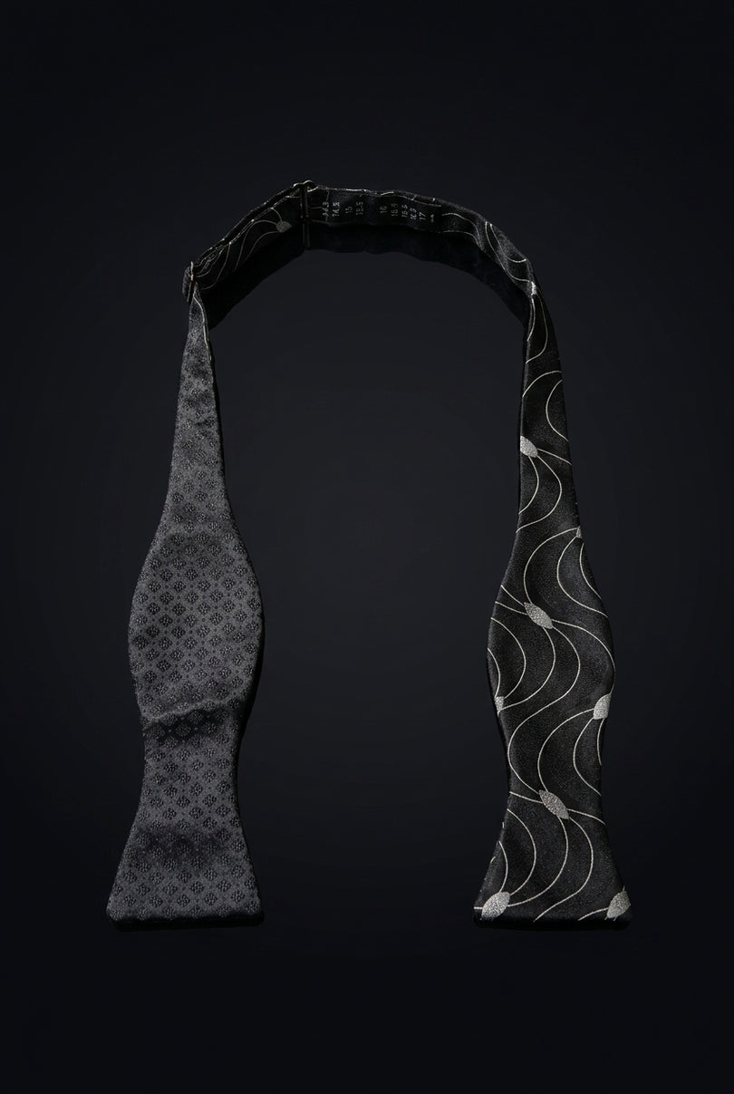 Self-Tie Bow Tie - Black Other - untied