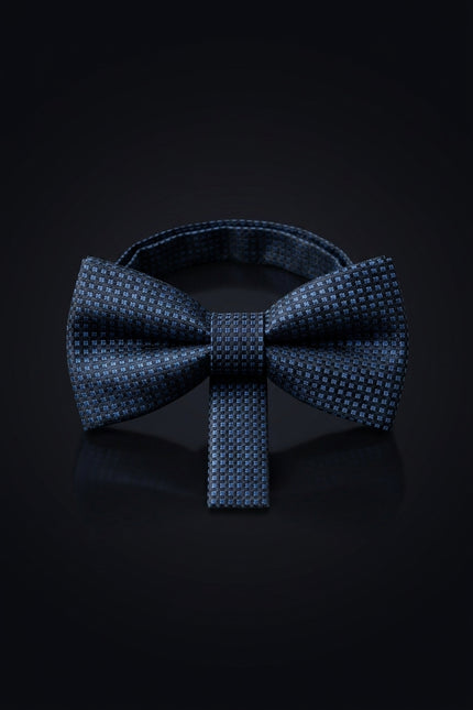 Self-Tie Bow Tie - Black Blue Other - front