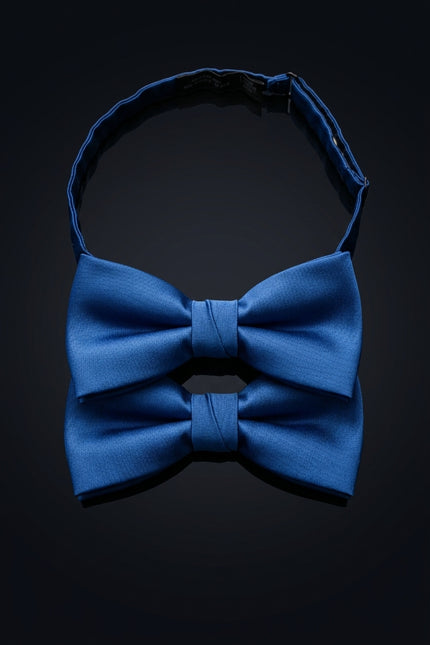 Self-Tie Bow Tie - Blue - front