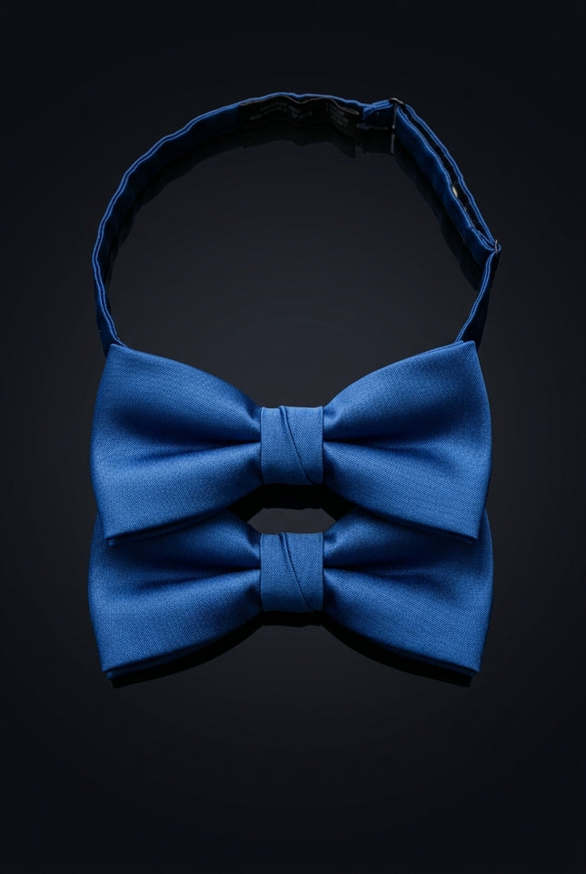 Self-Tie Bow Tie - Blue - front