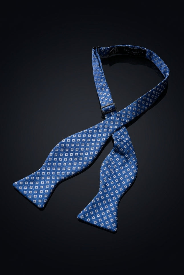 Self-Tie Bow Tie - Blue Other - untied