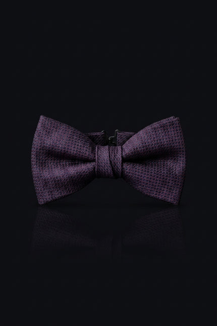 Self-Tie Bow Tie - Dark Purple Other - front