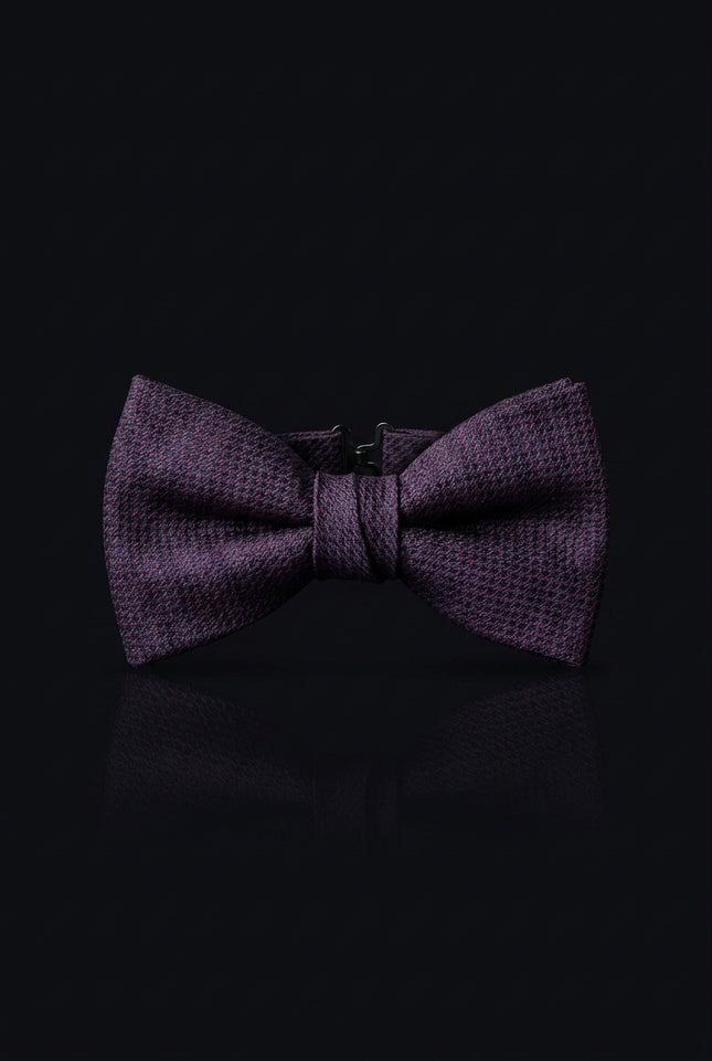 Self-Tie Bow Tie - Dark Purple Other - front