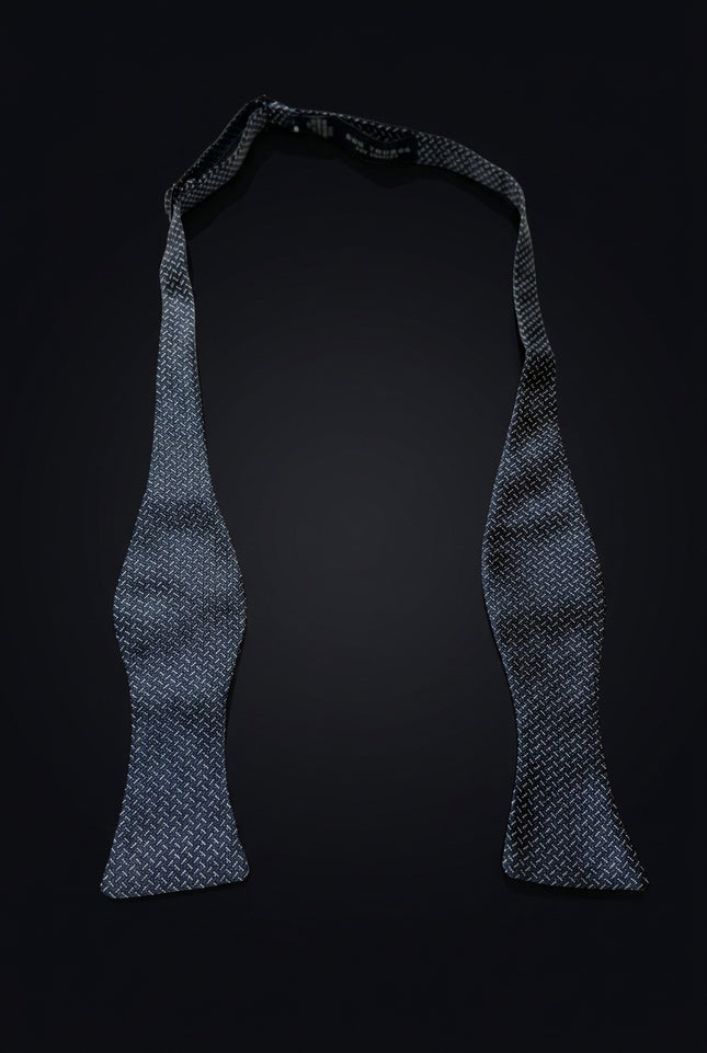 Self-Tie Bow Tie - Dark Blue Other - untied