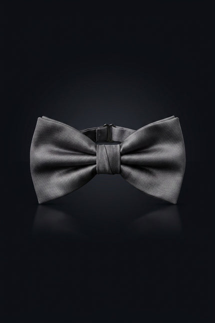 Self-Tie Bow Tie - Grey - front