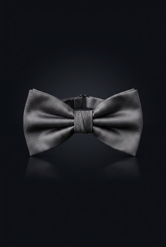 Self-Tie Bow Tie - Grey - front