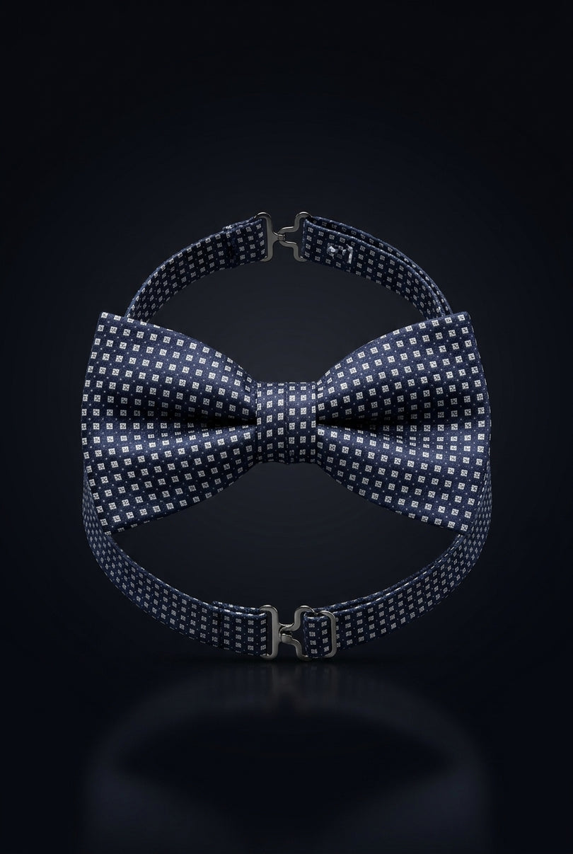 Self-Tie Bow Tie - Navy Blue Other - front