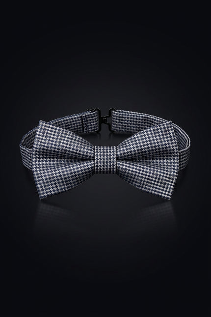 Self-Tie Bow Tie - Navy White Other - front