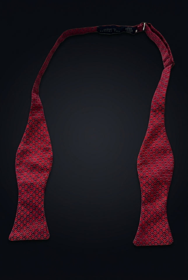 Self-Tie Bow Tie - Red Other - untied
