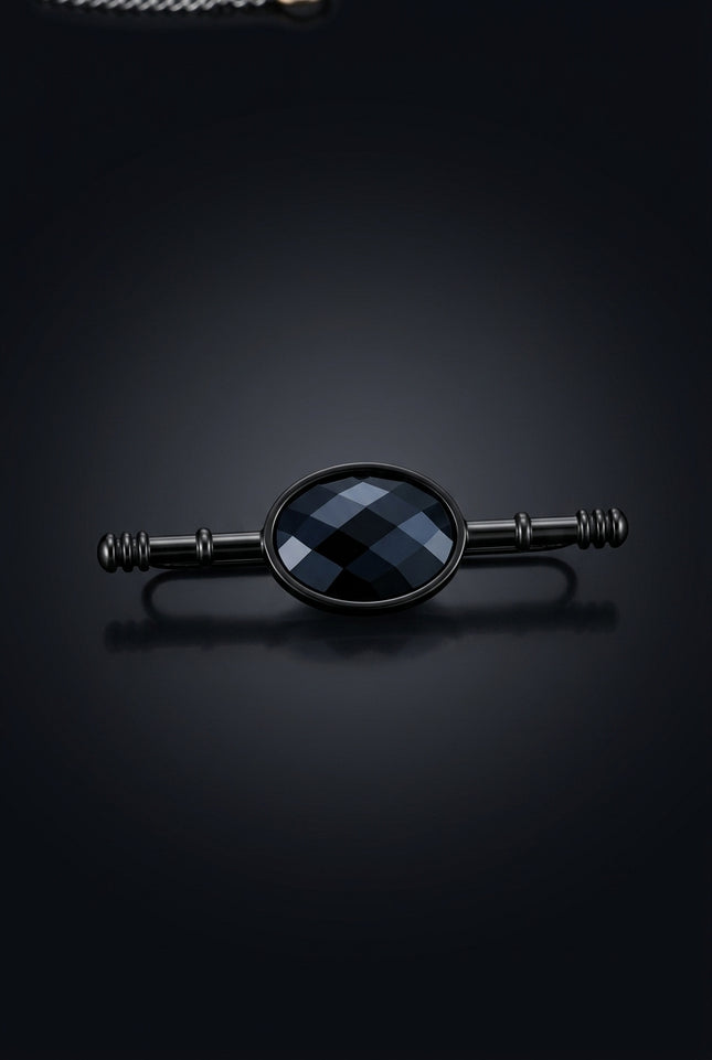 Collar Bar - Black bar_oval_center - hero