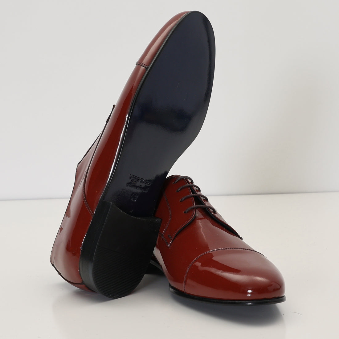 N° D5590 PATENT LEATHER SHOES - Rust