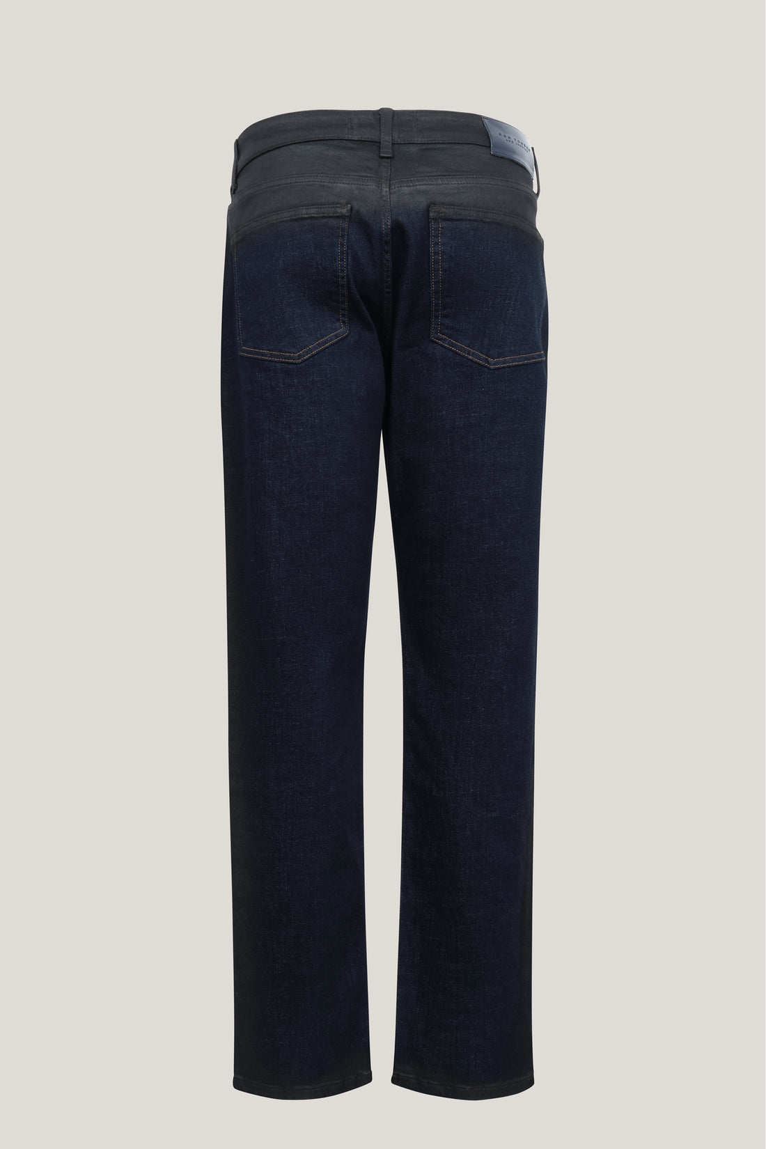Side Waxed Tapered Jeans - Navy
