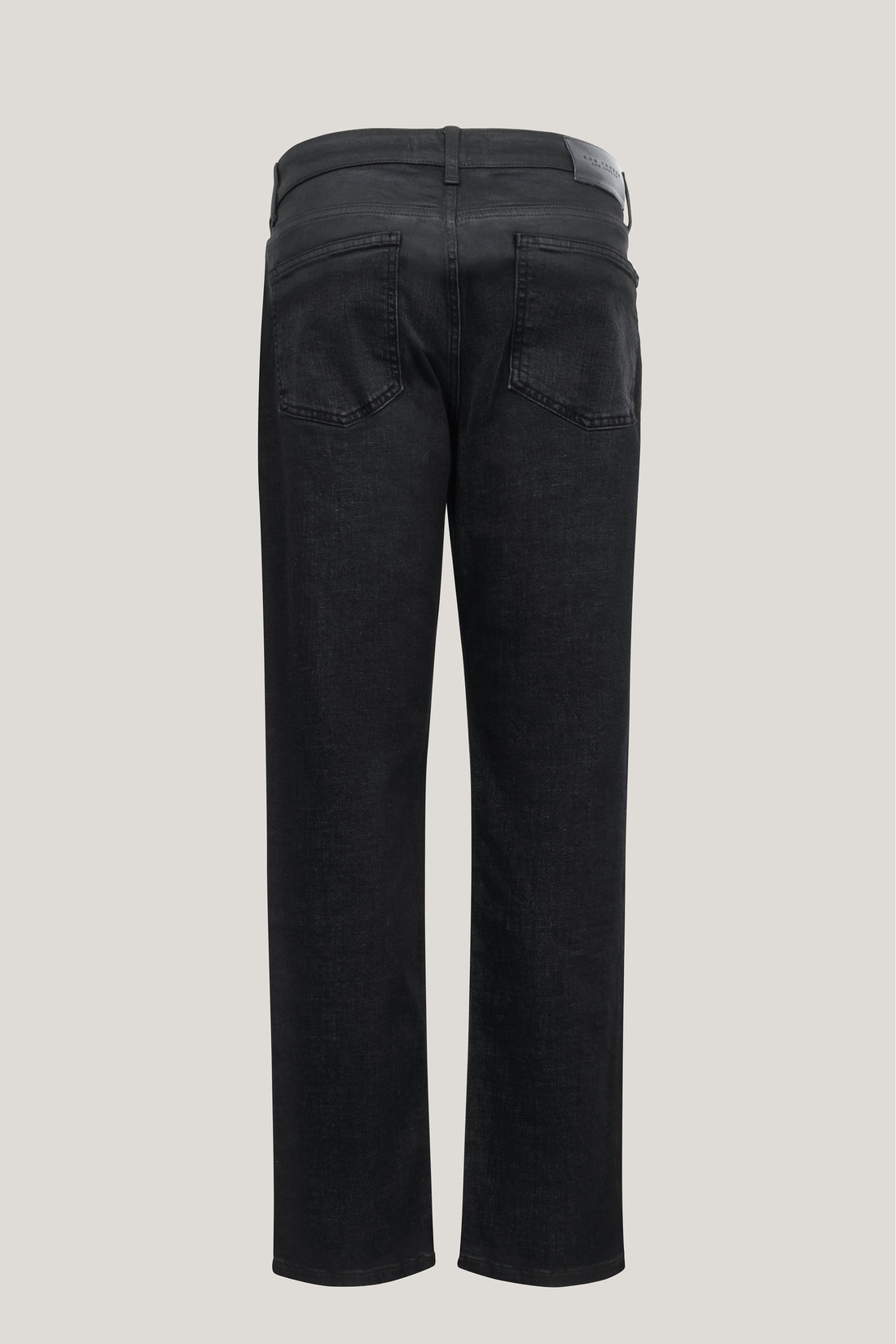 Side Waxed Tapered Jeans - Grey