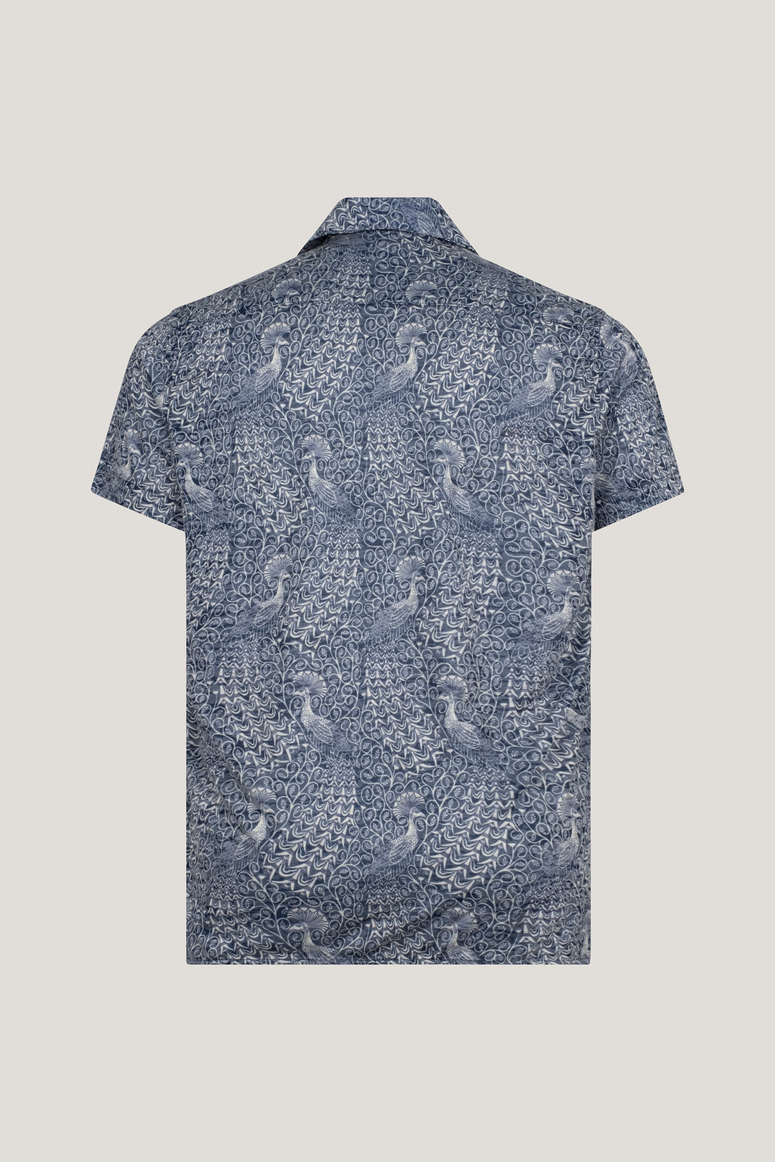 Collared Lightweight Shirt - Peacock Navy