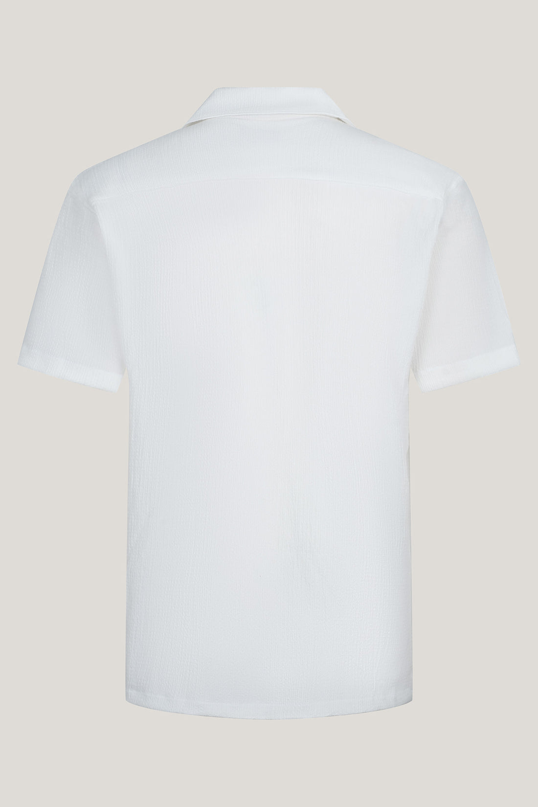 Oversized Camp Collar Shirt - Off White