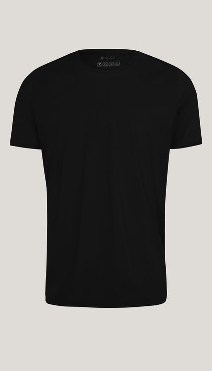 Wrinkle Free Crew Neck T-shirt - Black