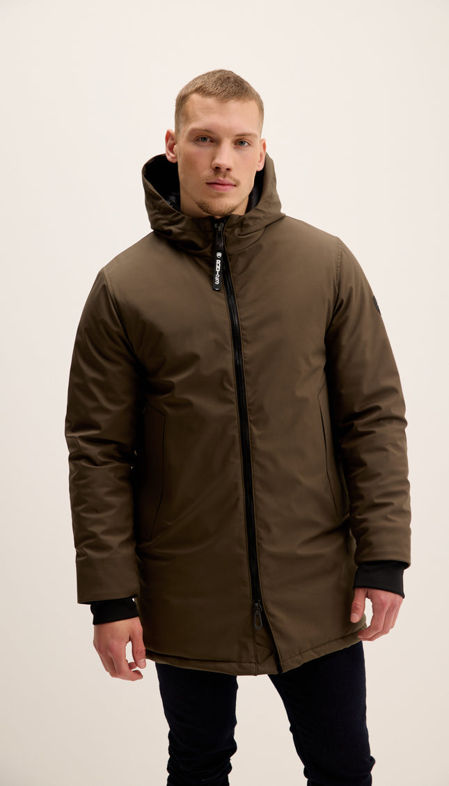 Cozy Seamless Winter Coat - Khaki