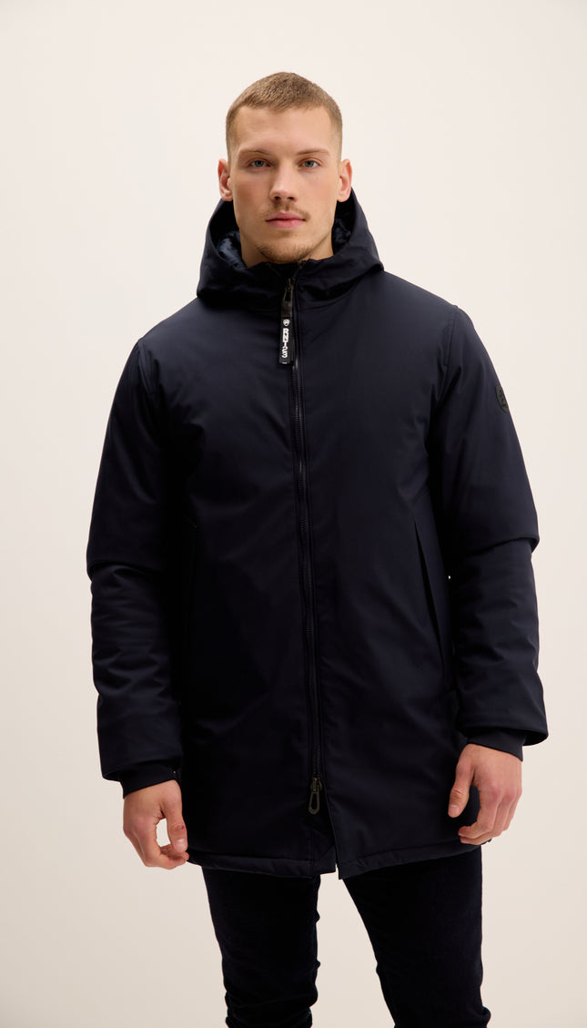 Cozy Seamless Winter Coat - Navy