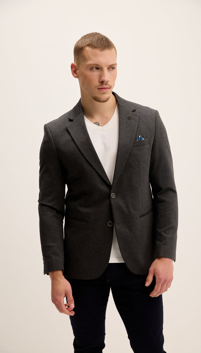 Classic Fit Blazer - Anthracite