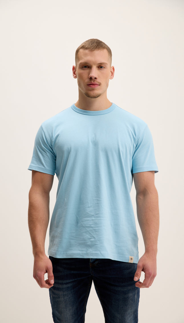 Lightweight Cotton T-shirt - Blue