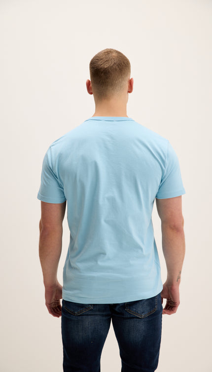 Lightweight Cotton T-shirt - Blue
