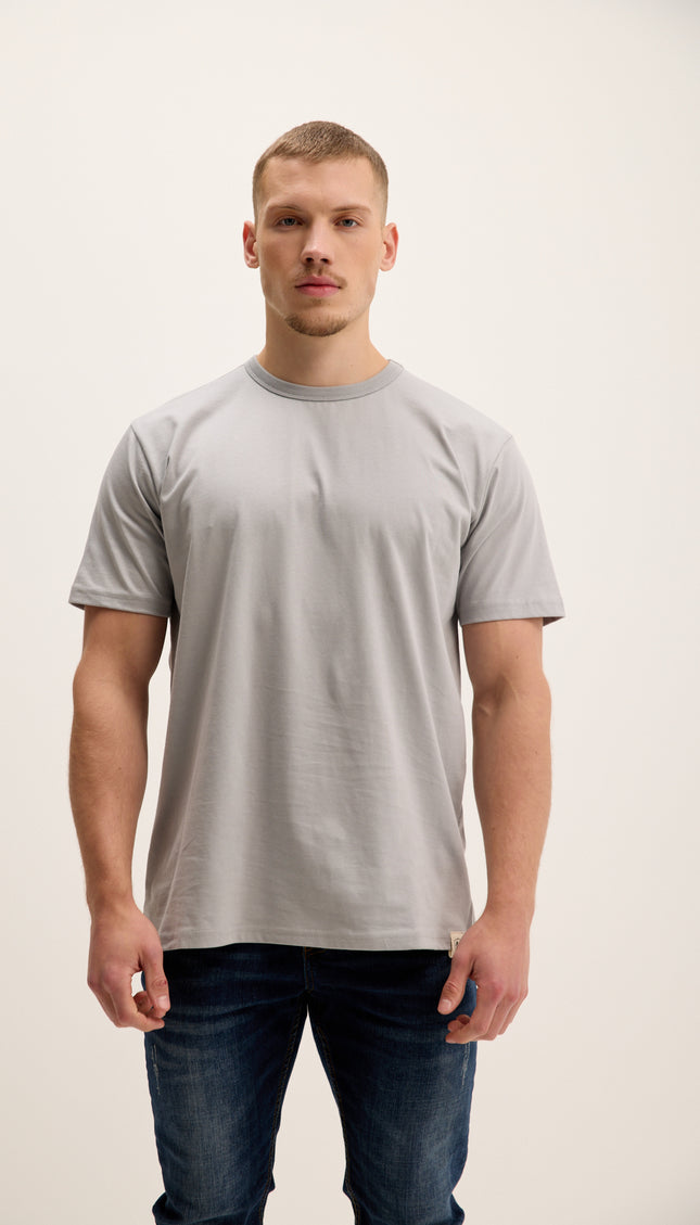 Lightweight Cotton T-shirt - Grey
