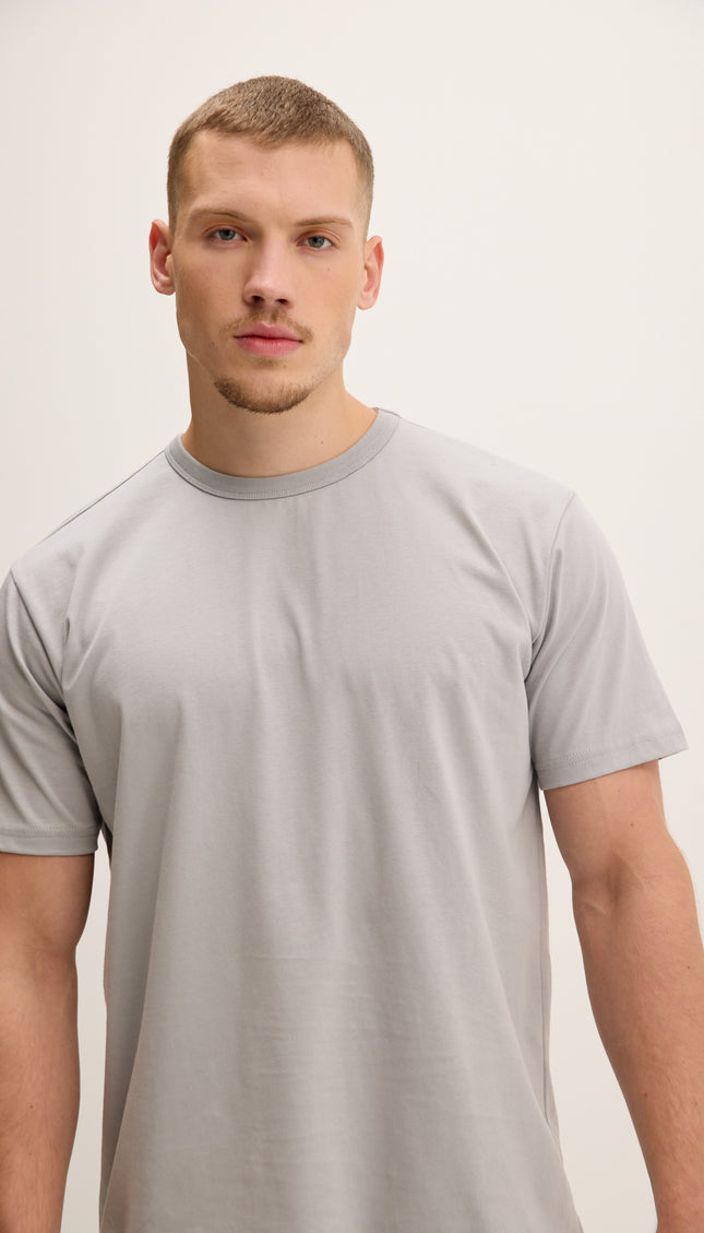 Lightweight Cotton T-shirt - Grey