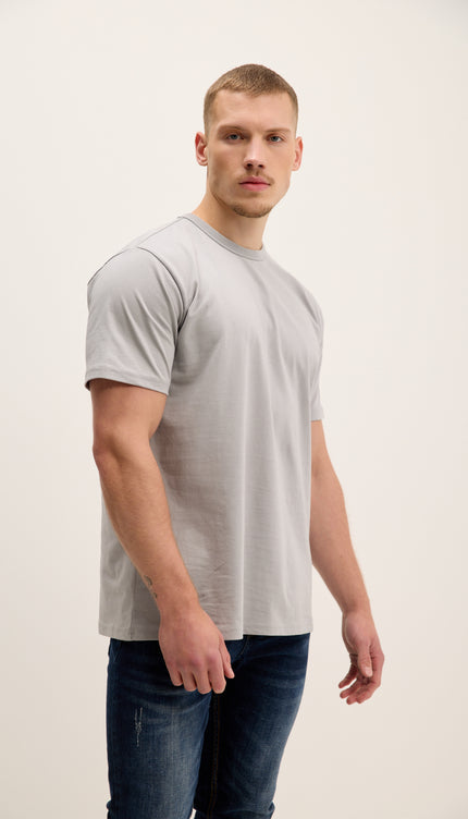 T-shirt léger en coton - Gris