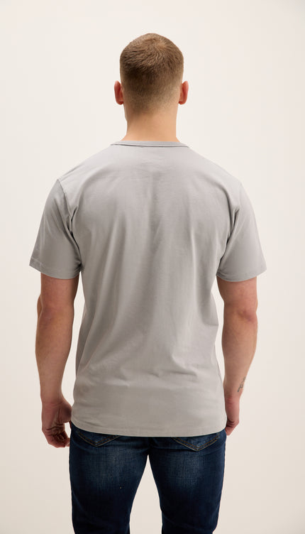 T-shirt léger en coton - Gris