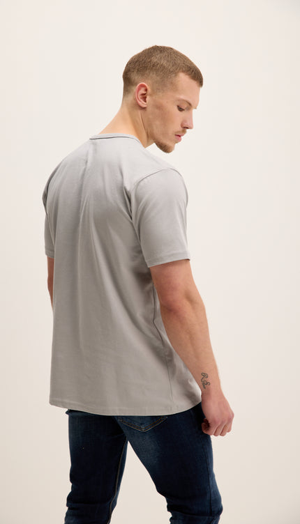 T-shirt léger en coton - Gris