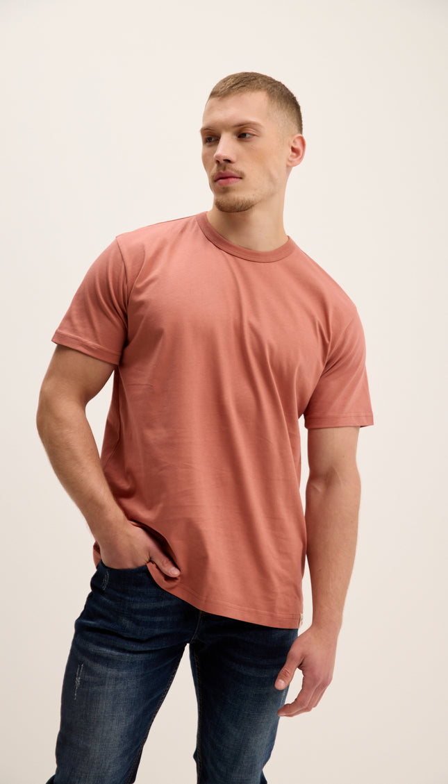 Lightweight Cotton T-shirt - Rose