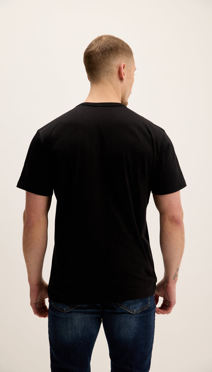 T-shirt léger en coton - Noir