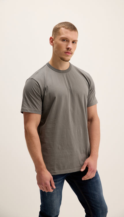 T-shirt léger en coton - Anthracite